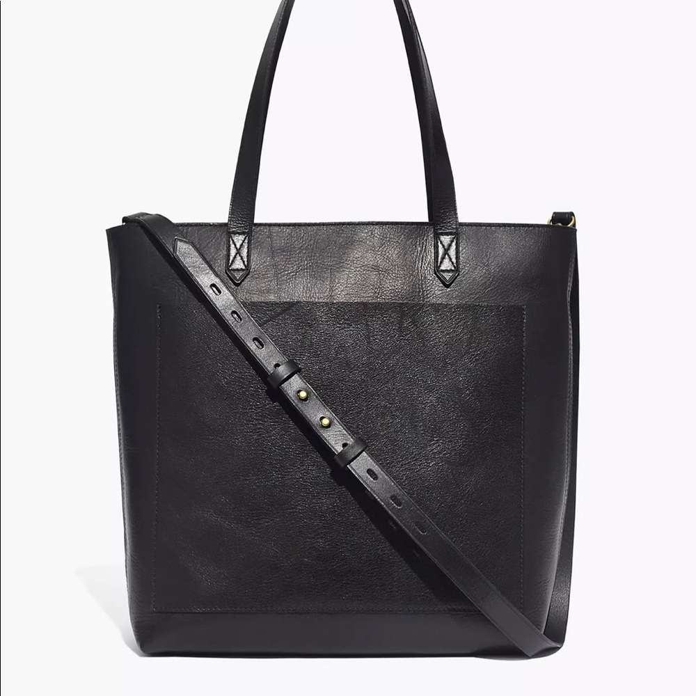 Madewell zip top crossbody tote